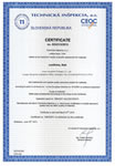 CE PED 97/23/EC Certificate